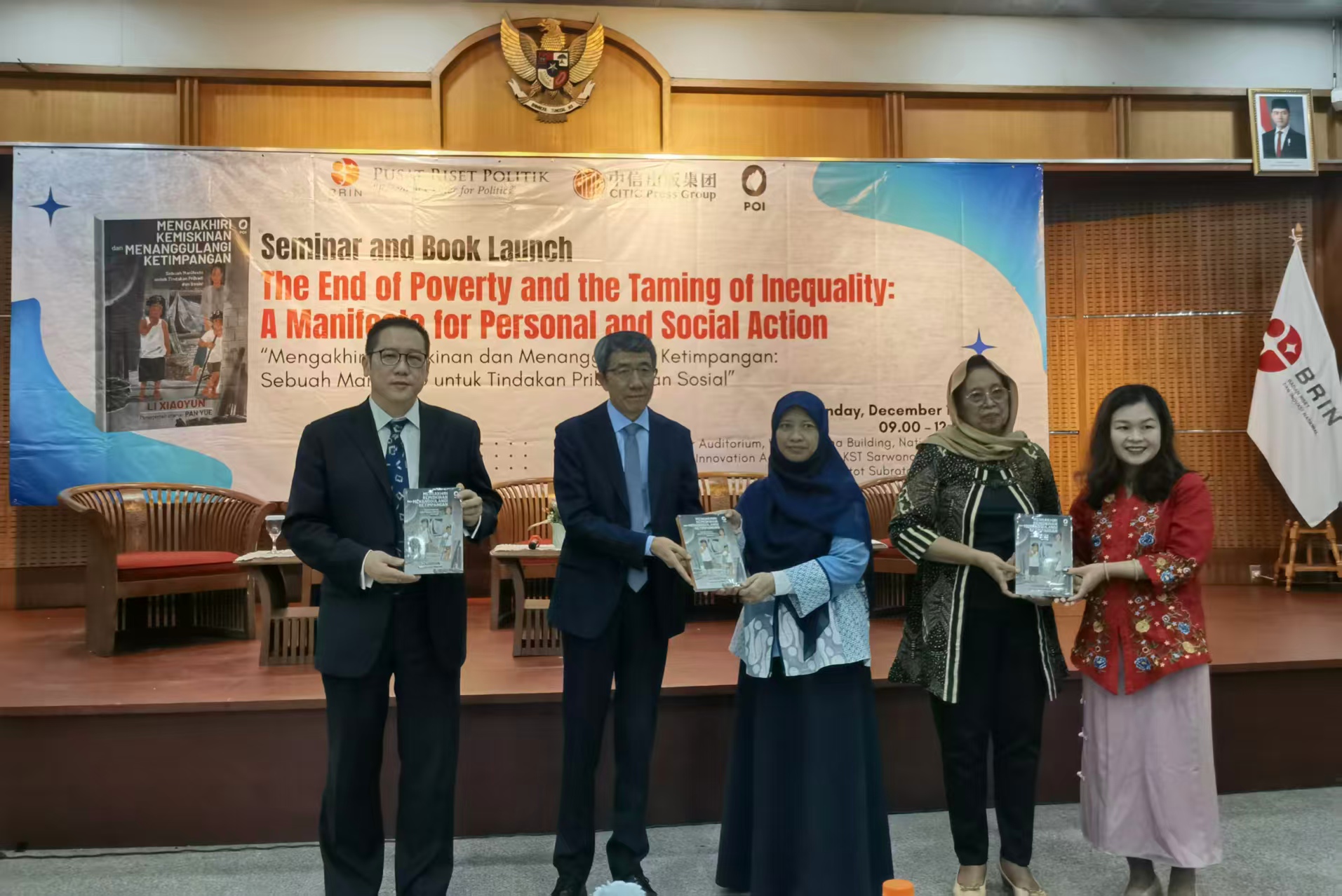 Buku “Mengakhiri Kemiskinan dan Menanggulangi Ketimpangan” Luncurkan di Jakarta