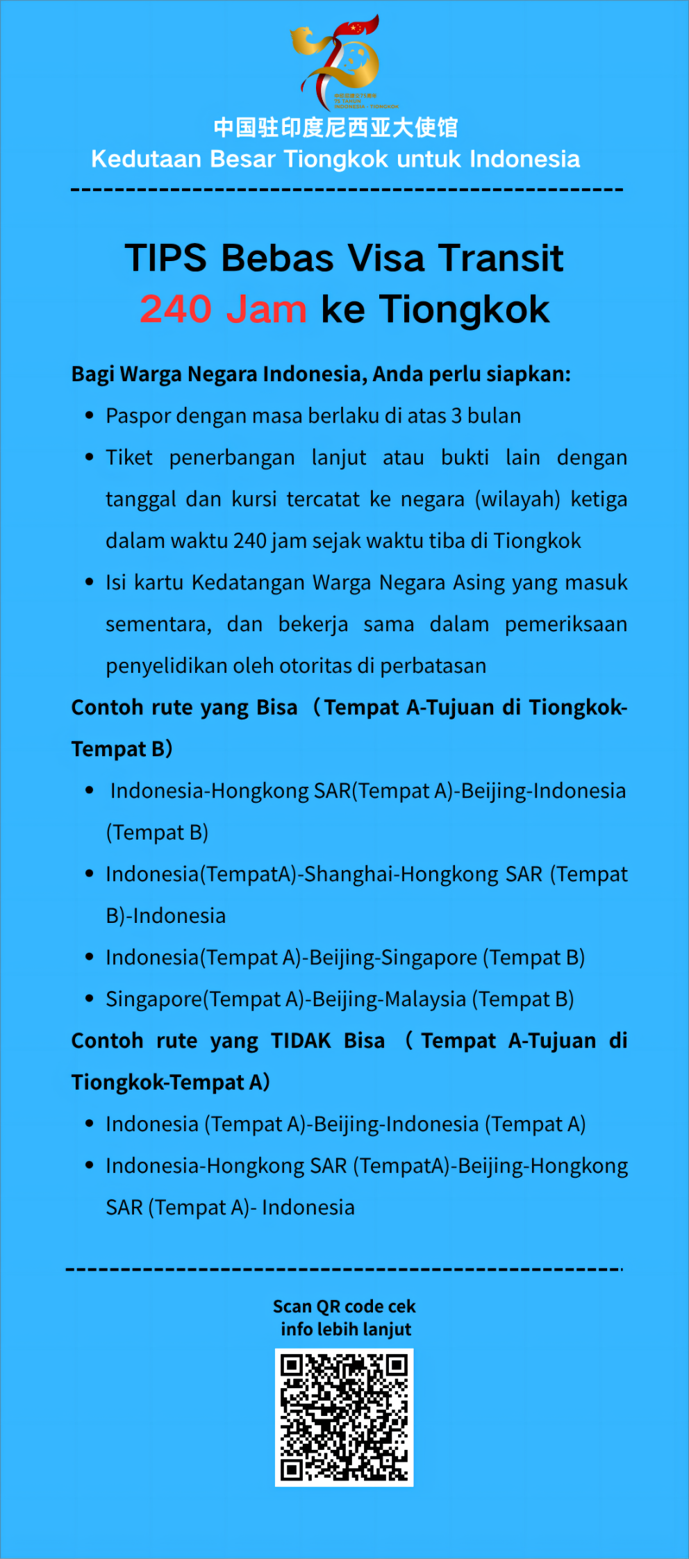 Tips Bebas Visa Transit 240 Jam ke Tiongkok