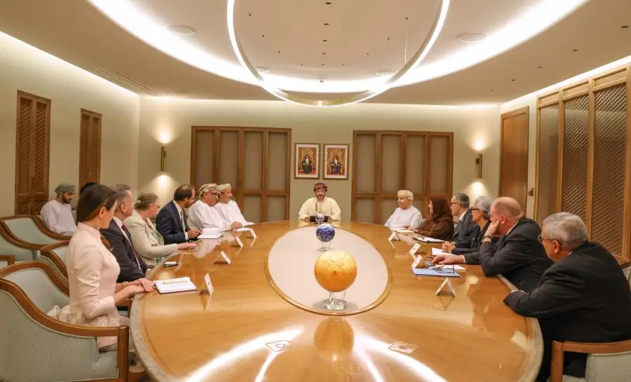 Minister holds two meetings with Ambassadors to Oman